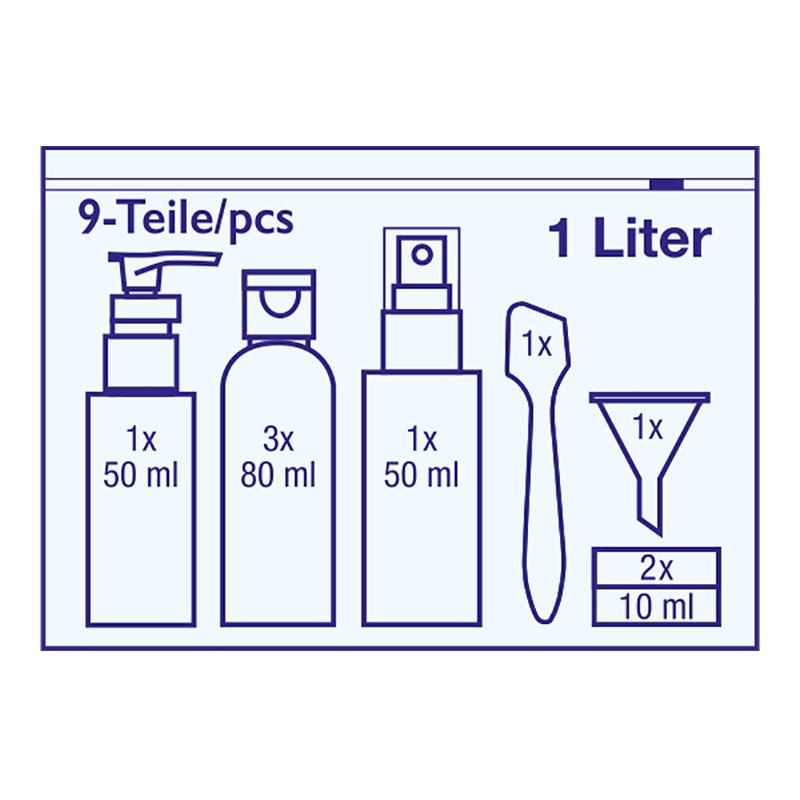 Produktbild Reiseset Leerbehälter 9-tlg. 4 von 6
