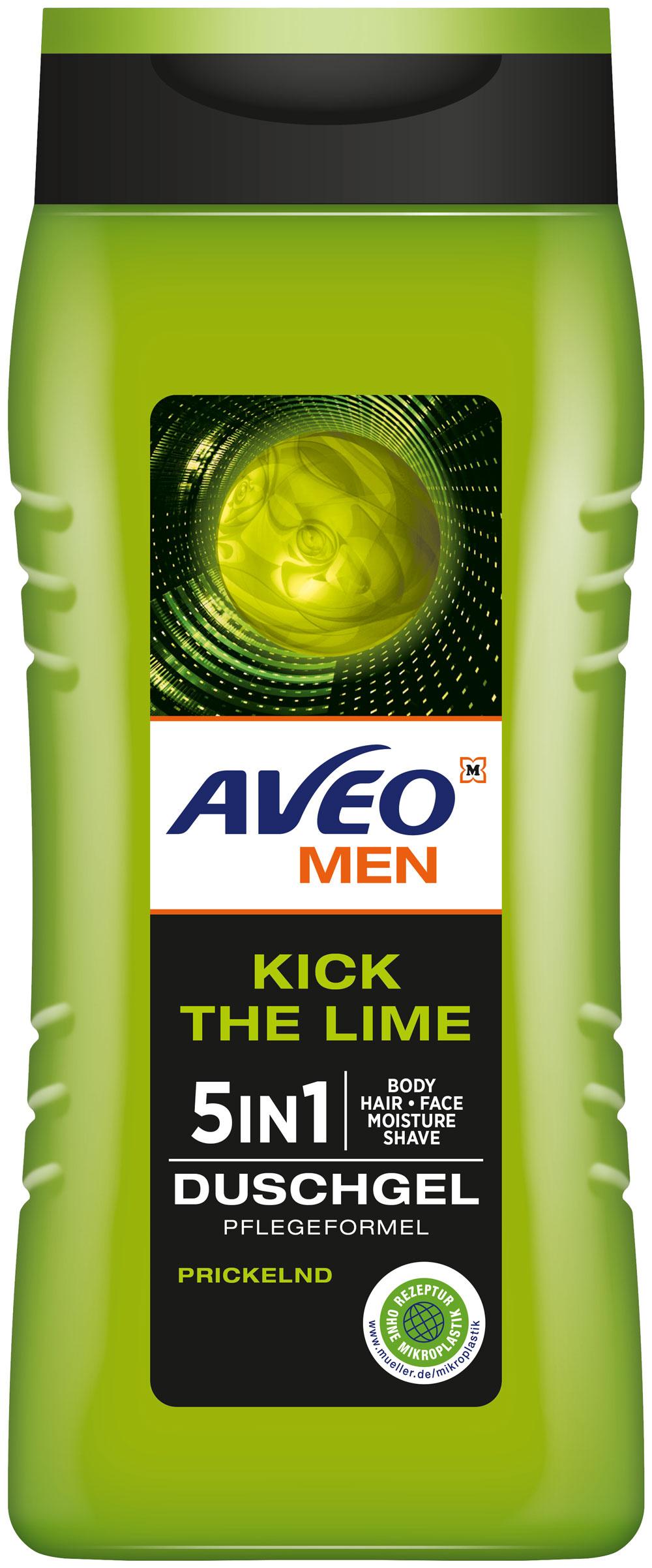 AVEO MEN Duschgel Kick the Lime 5in1