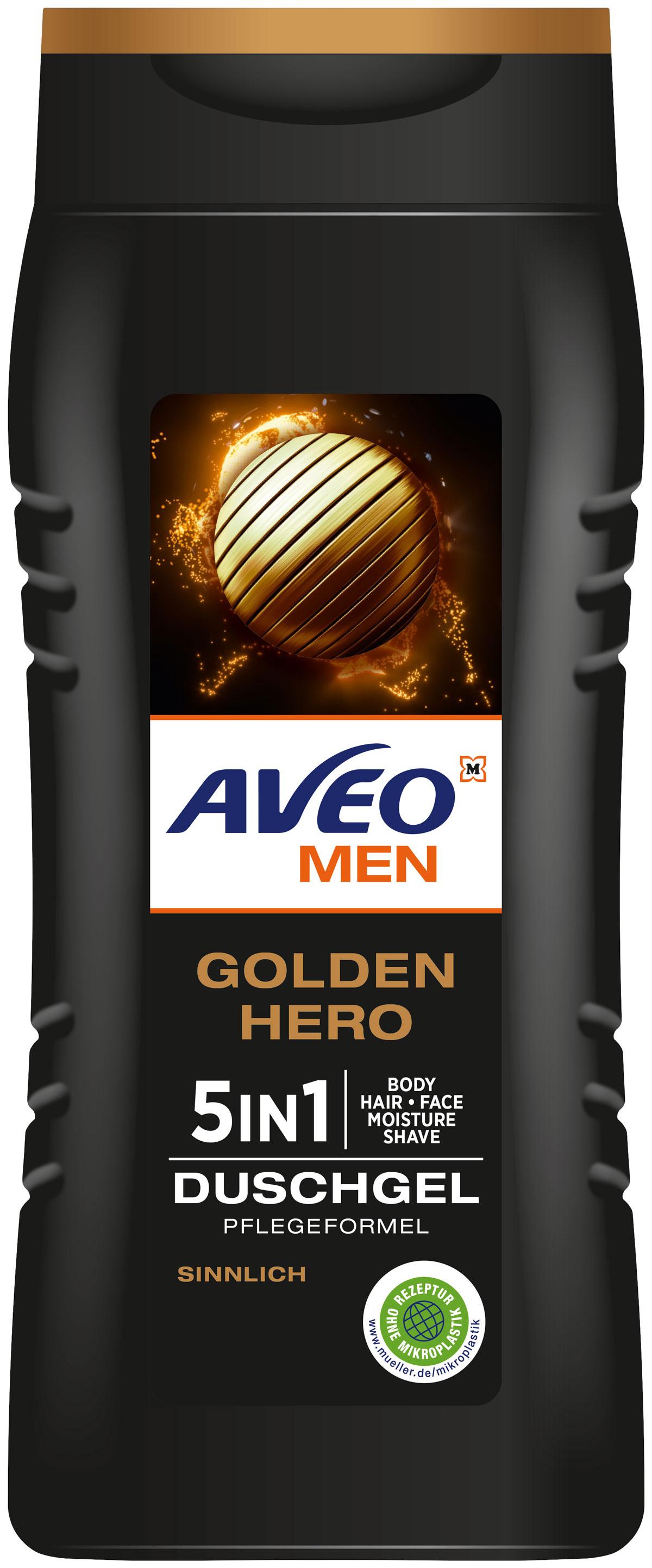 AVEO MEN Duschgel Golden Hero 5in1