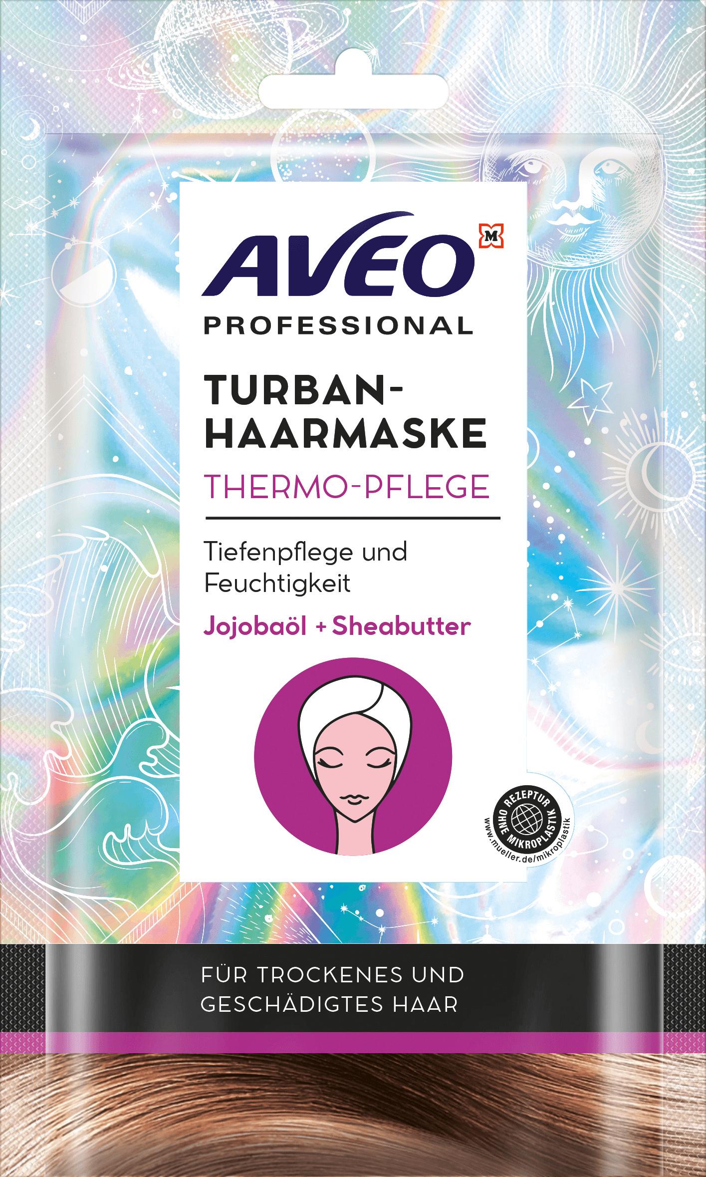 AVEO Professional Turban-Haarmaske Thermo-Pflege