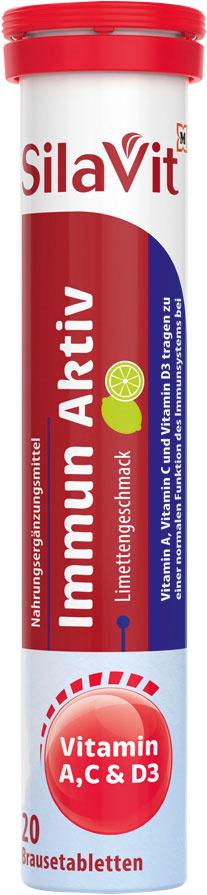 SilaVit Brausetabletten Immun Aktiv Limettengeschmack
