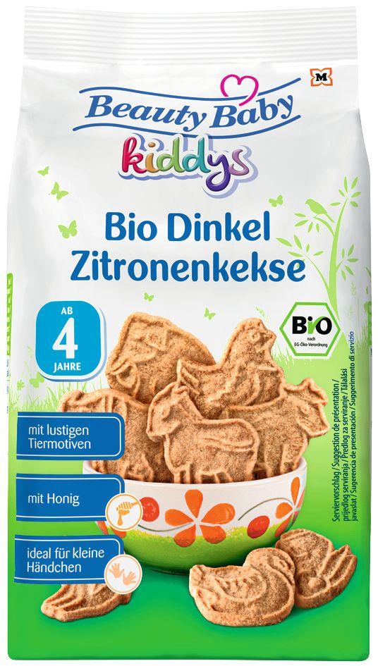 Beauty Baby Kiddys Bio Dinkel Zitronenkekse