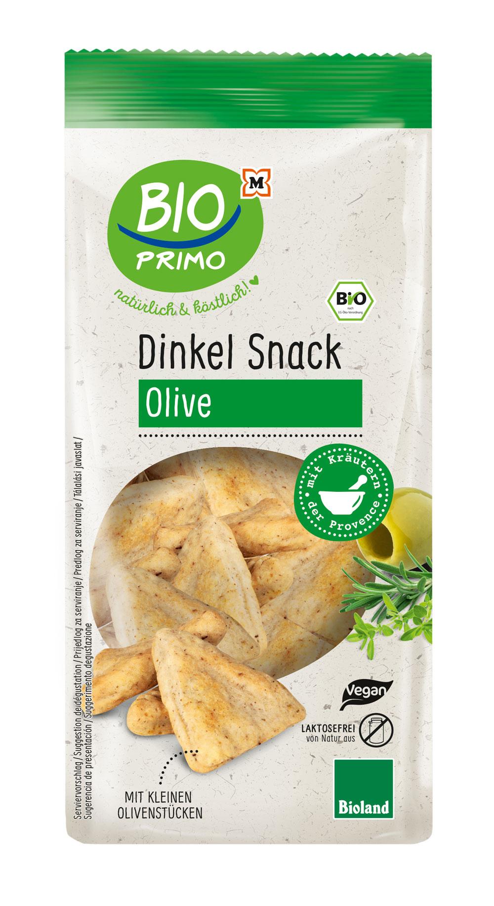 BIO PRIMO Bioland-Dinkel Snacks Kräuter der Provence
