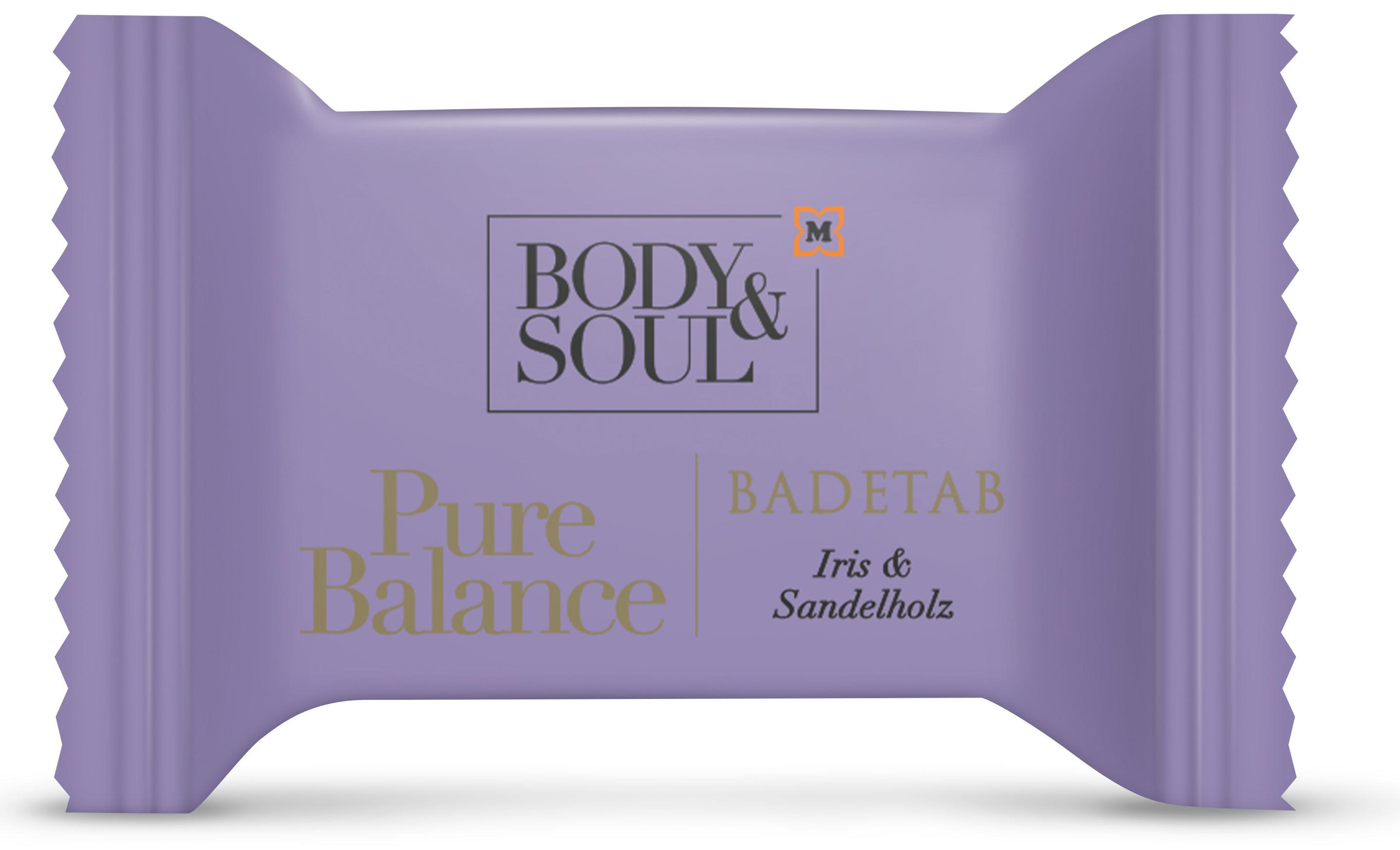 Body&Soul Badetab Pure Balance mit Mit Iris-&Sandelholzduft