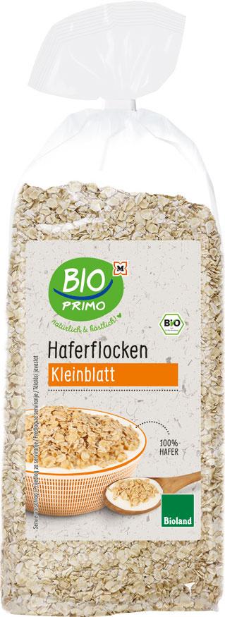 BIO PRIMO Bioland-Haferflocken Kleinblatt