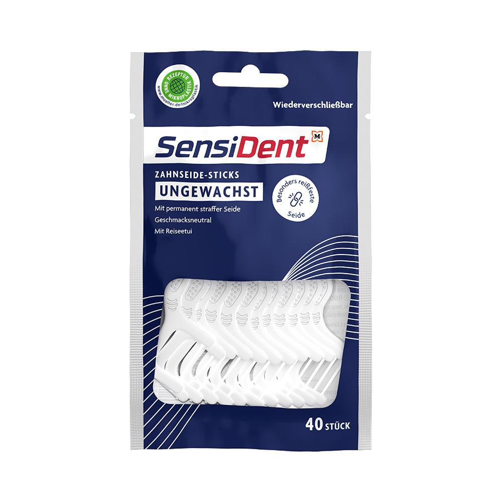 SensiDent Zahnseide Sticks Ungewachst