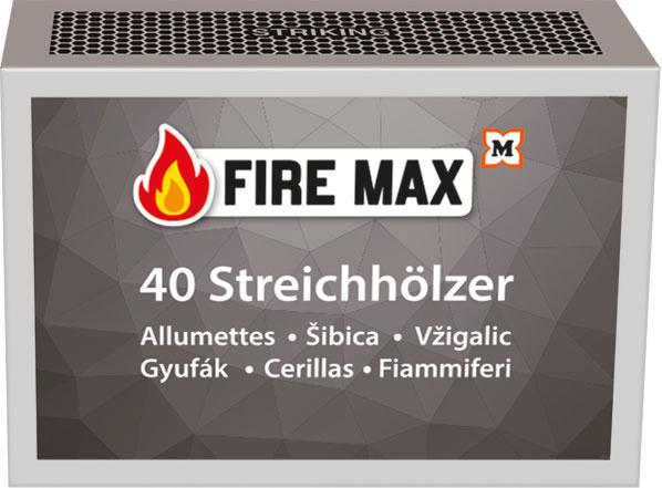 FIRE MAX Zündhölzer Pappelholz