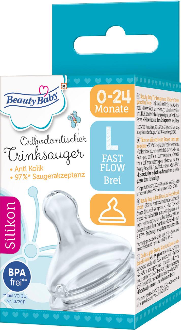 Beauty Baby Trinksauger Orthodontisch Größe L 0 bis 24 Monate