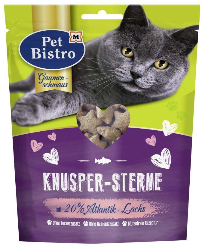 Pet Bistro Katzensnack Knuspersterne Atlantik-Lachs