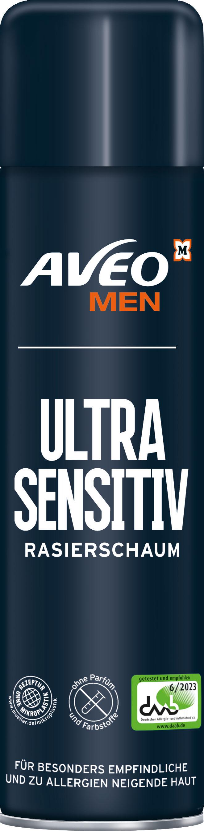 AVEO MEN Ultra Sensitiv Rasierschaum