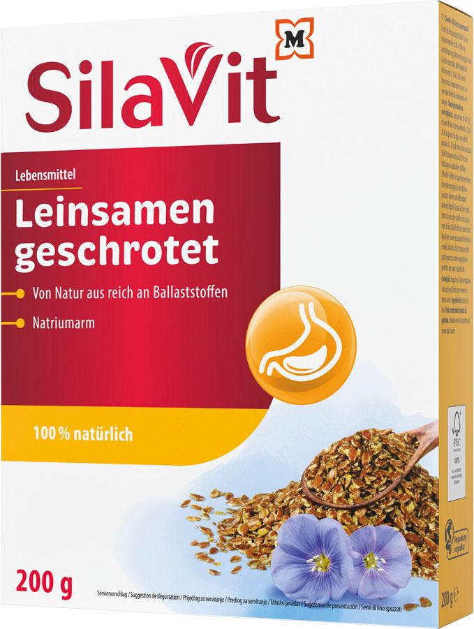 SilaVit Leinsamen Geschrotet