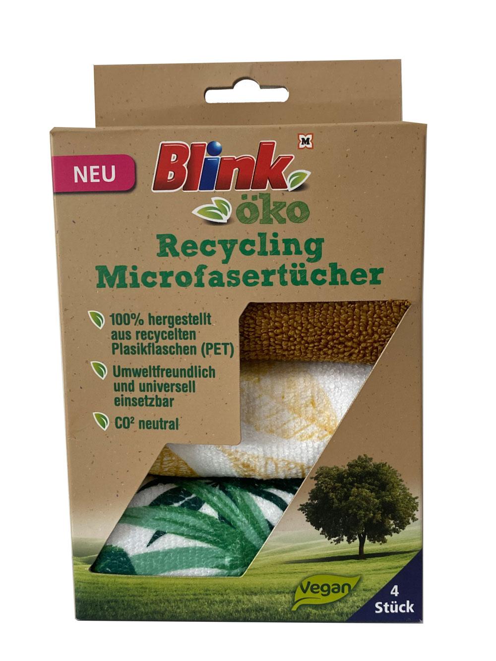 Blink Öko Recycling Microfasertücher