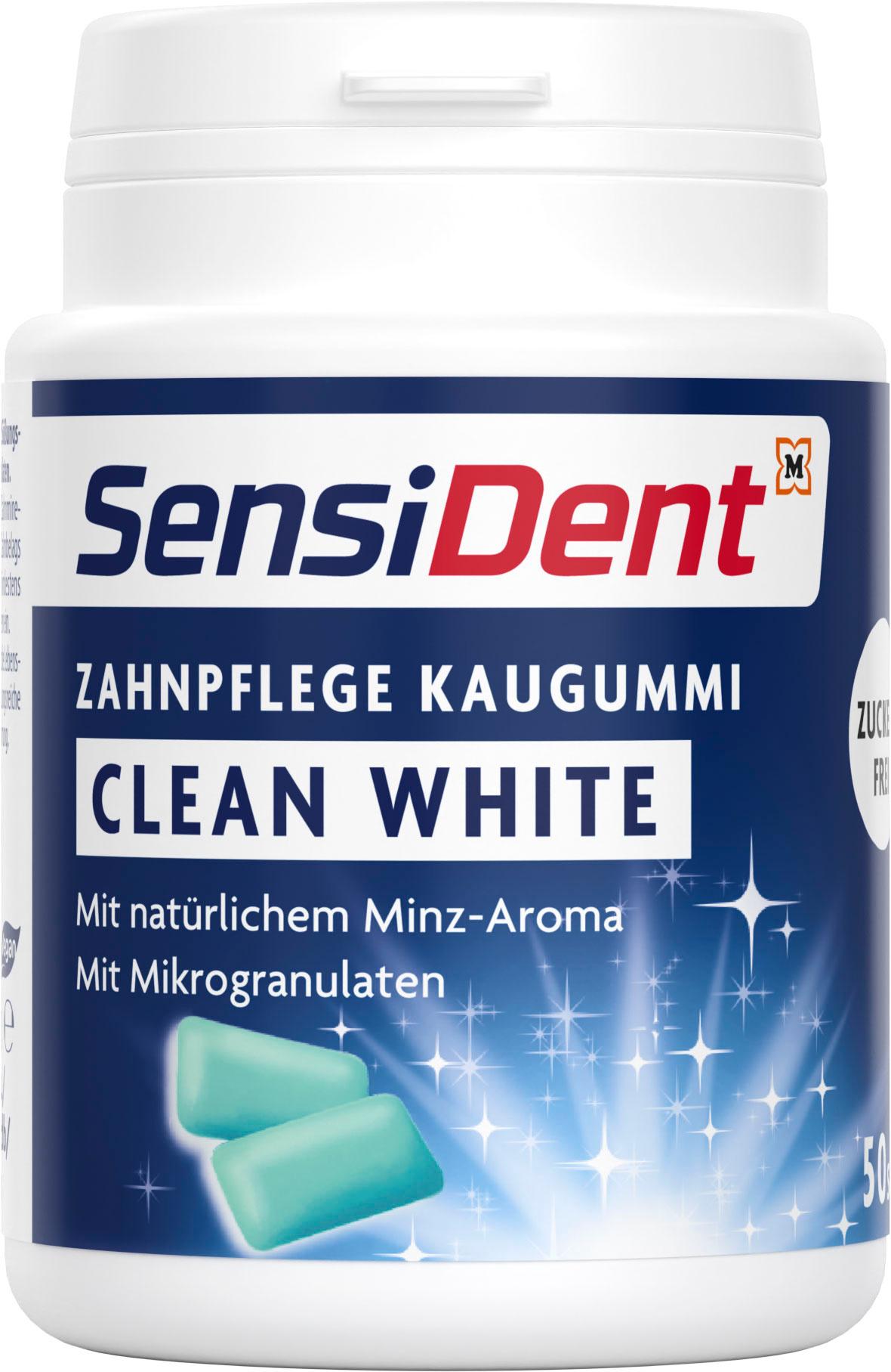 SensiDent Zahnpflege Kaugummi Clean White