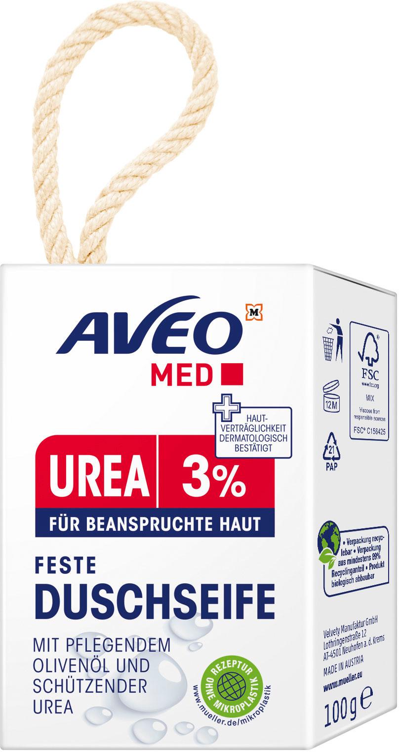 AVEO MED Feste Duschseife Urea 3%