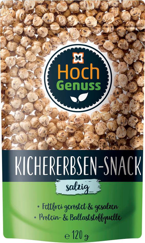 Hochgenuss Kichererbsen-Snack Salzig