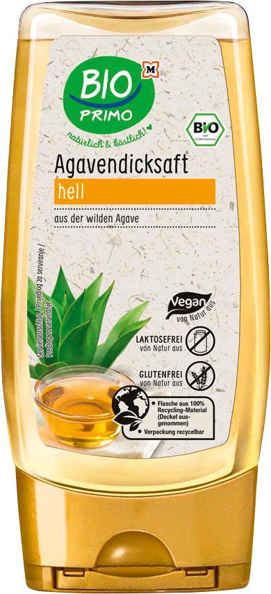 BIO PRIMO Bio Agavendicksaft hell