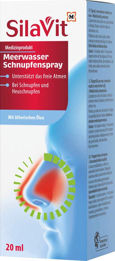 SilaVit Schnupfenspray Meerwasser