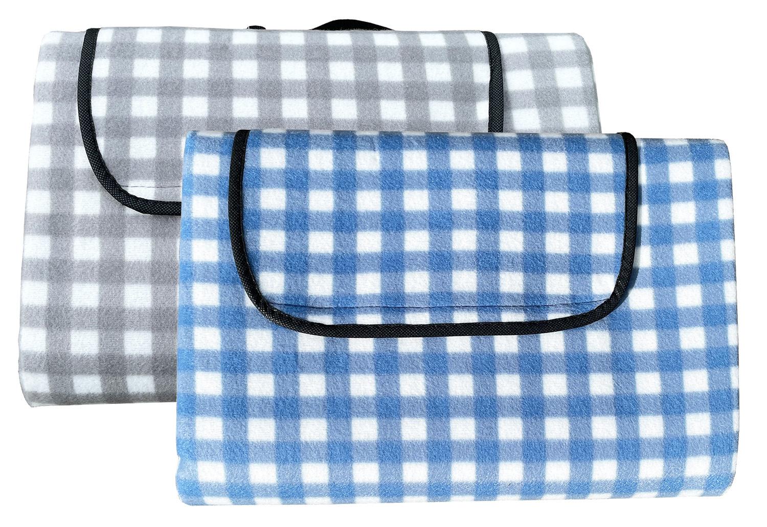 TRENDSHOP Picknickdecke Fleece kariert