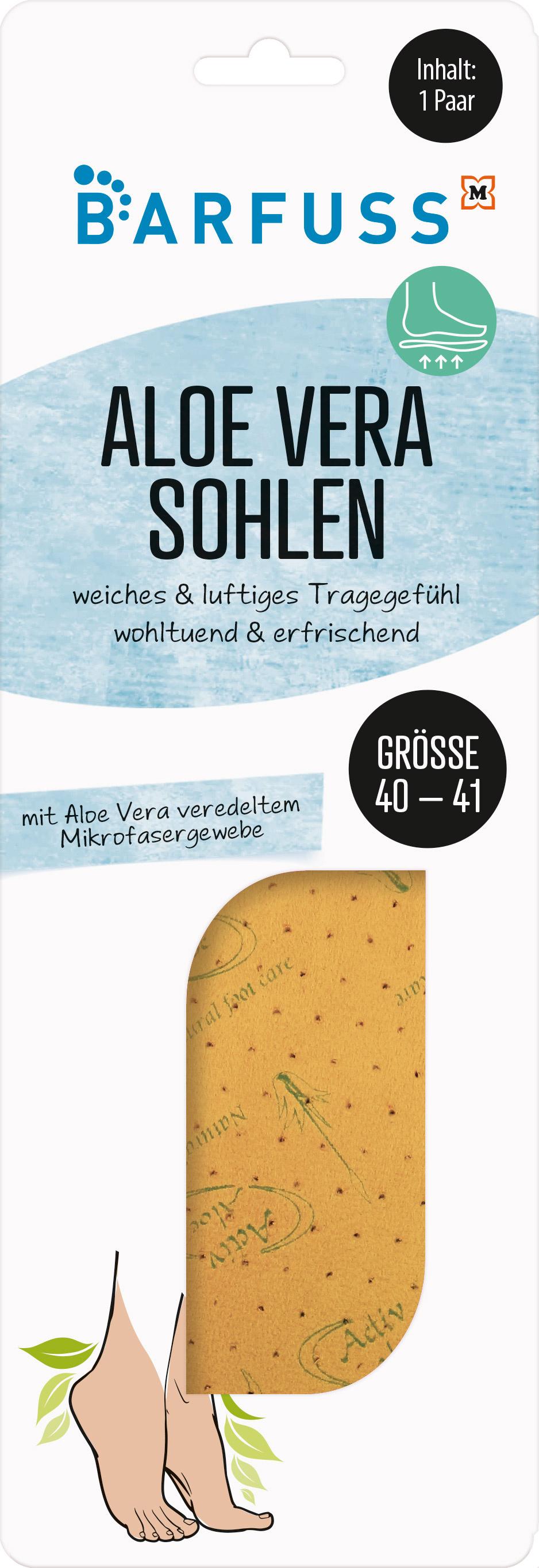 BARFUSS Aloe Vera Sohle