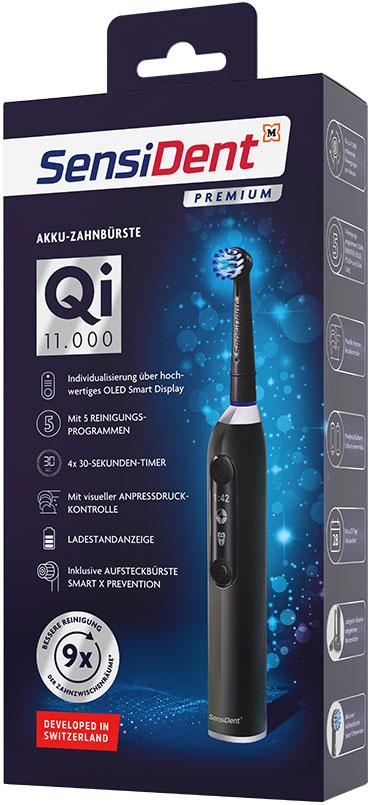 SensiDent Elektrische Zahnbürste Qi 11.000