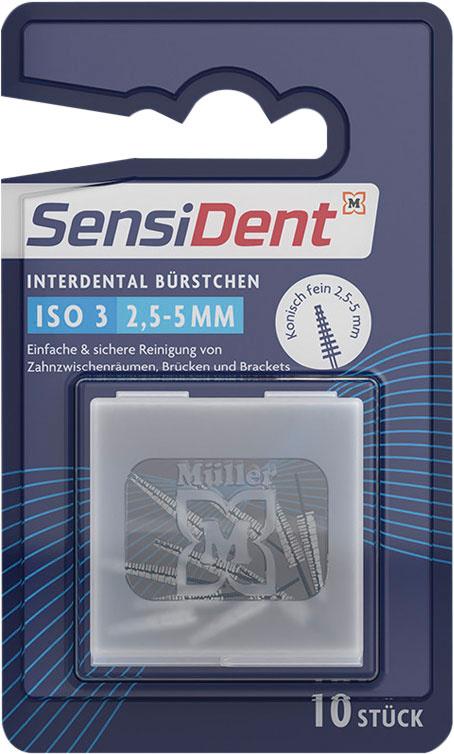 SensiDent Interdental Bürstchen Nachfüller ISO 3 Größe