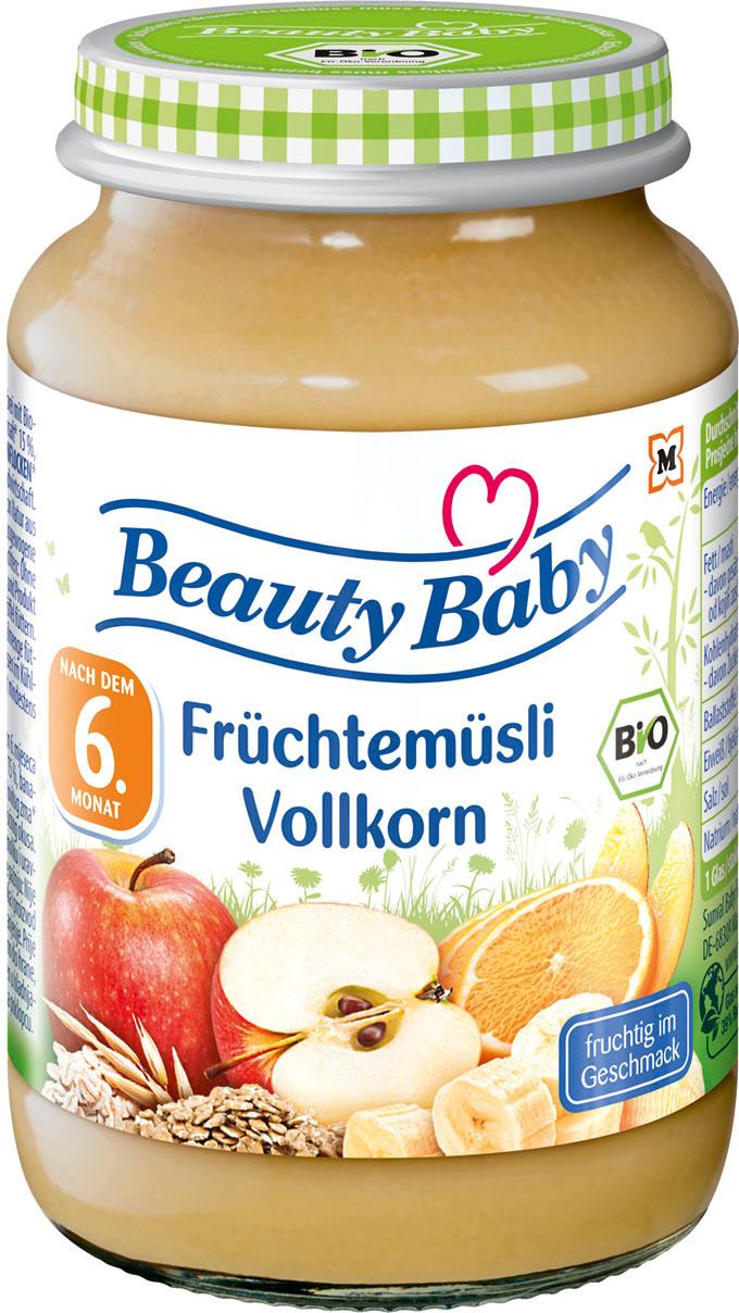 Beauty Baby Gläschen Früchtemüsli Vollkorn