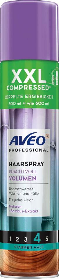 AVEO Professional Haarspray Prachtvoll Volumen XXL Compressed
