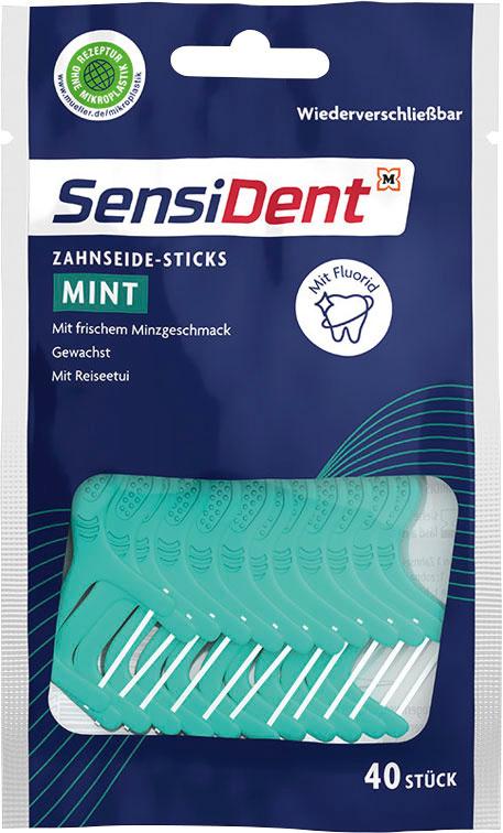 SensiDent Sticks Zahnseide Mint