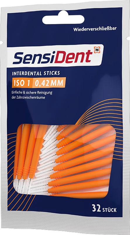 Produktbild SensiDent Sticks Zahnzwischenraum Interdental ISO 1 0,42 mm 2 von 2