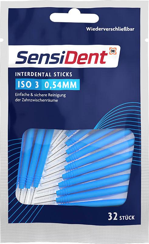 SensiDent Sticks Zahnzwischenraum Interdental ISO 3 0,54 mm