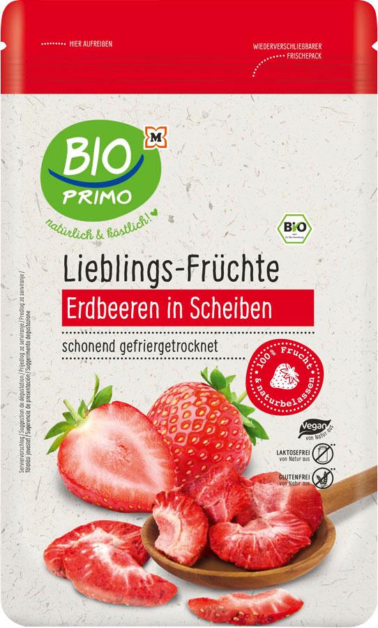 BIO PRIMO Bio Getrocknete Erdbeere Scheiben