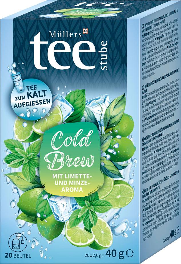 Müllers Teestube Cold Brew Limette und Minze