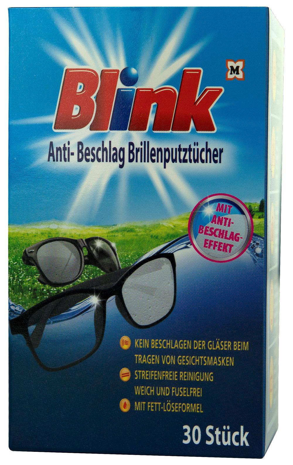 Blink Anti-Beschlag Brillenputztücher