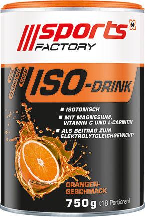 Sports Factory Instantpulver Iso Drink Orangen Geschmack