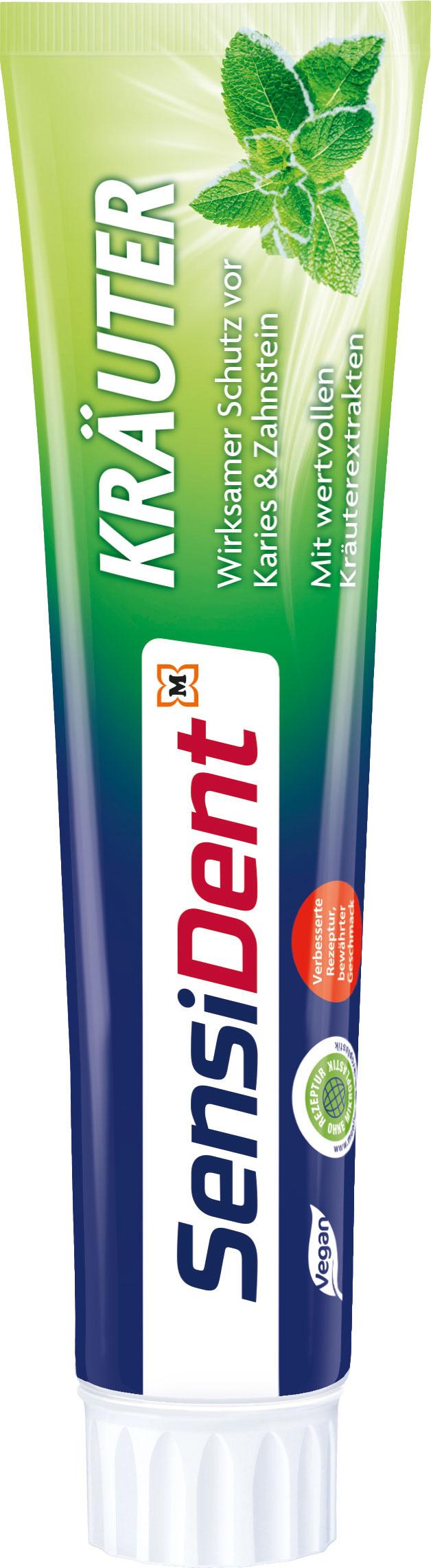 SensiDent Zahncreme Kräuter