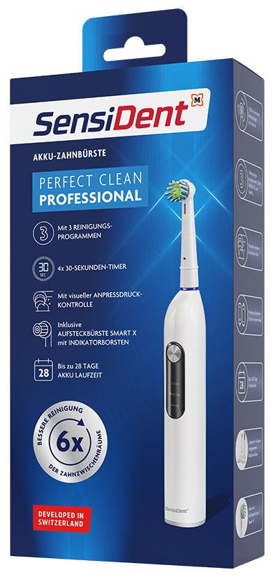 SensiDent Elektrische Zahnbürste Perfect Clean Professional