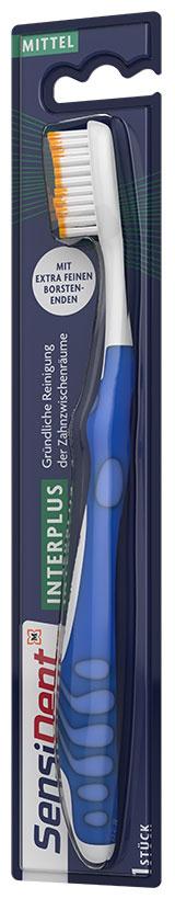 Produktbild SensiDent Zahnbürste Interplus Mittel 2 von 2