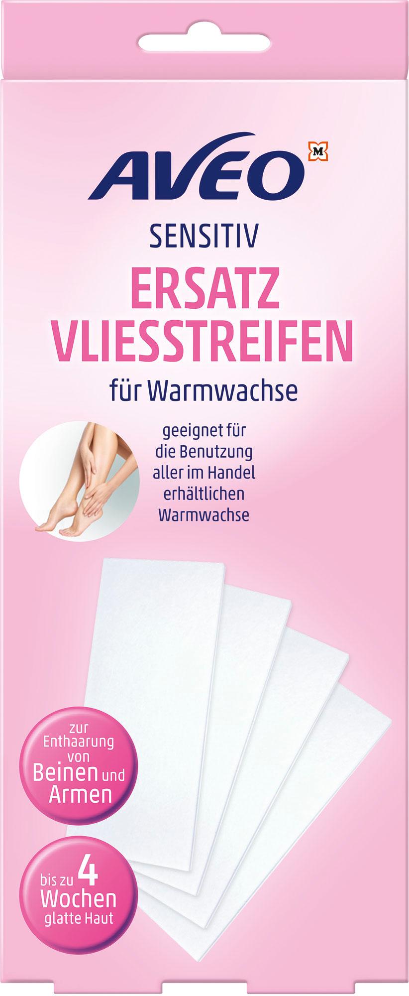 Produktbild AVEO Sensitiv Vliesstreifen Warmwachse Ersatz 2 von 2