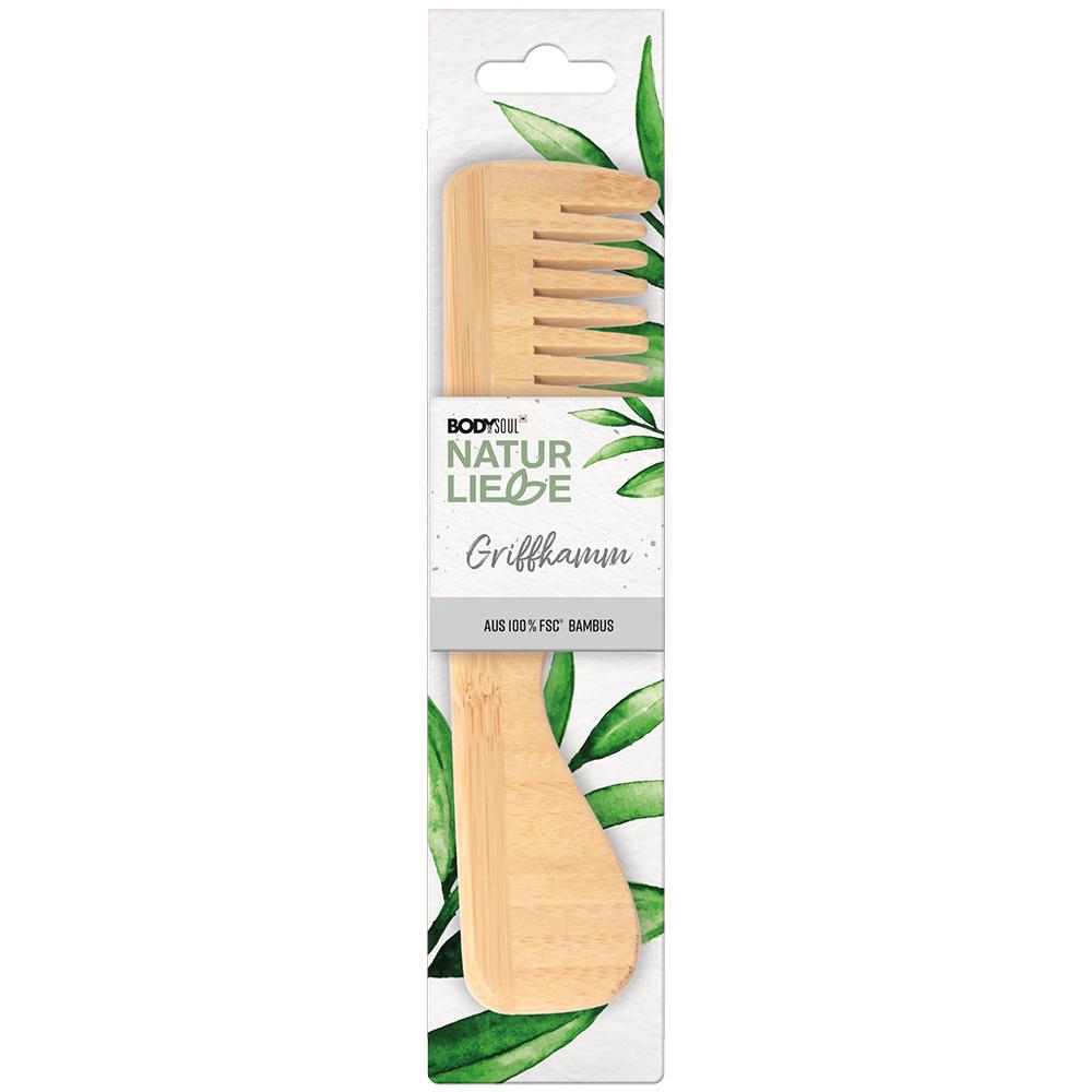 BODY&SOUL Griffkamm Grob Naturliebe Bambusholz