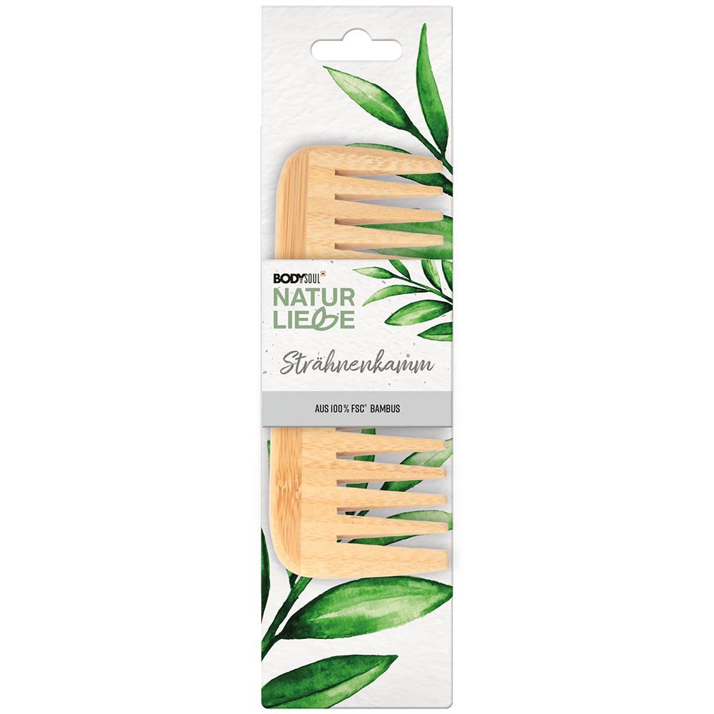 BODY&SOUL Strähnenkamm Naturliebe Bambusholz