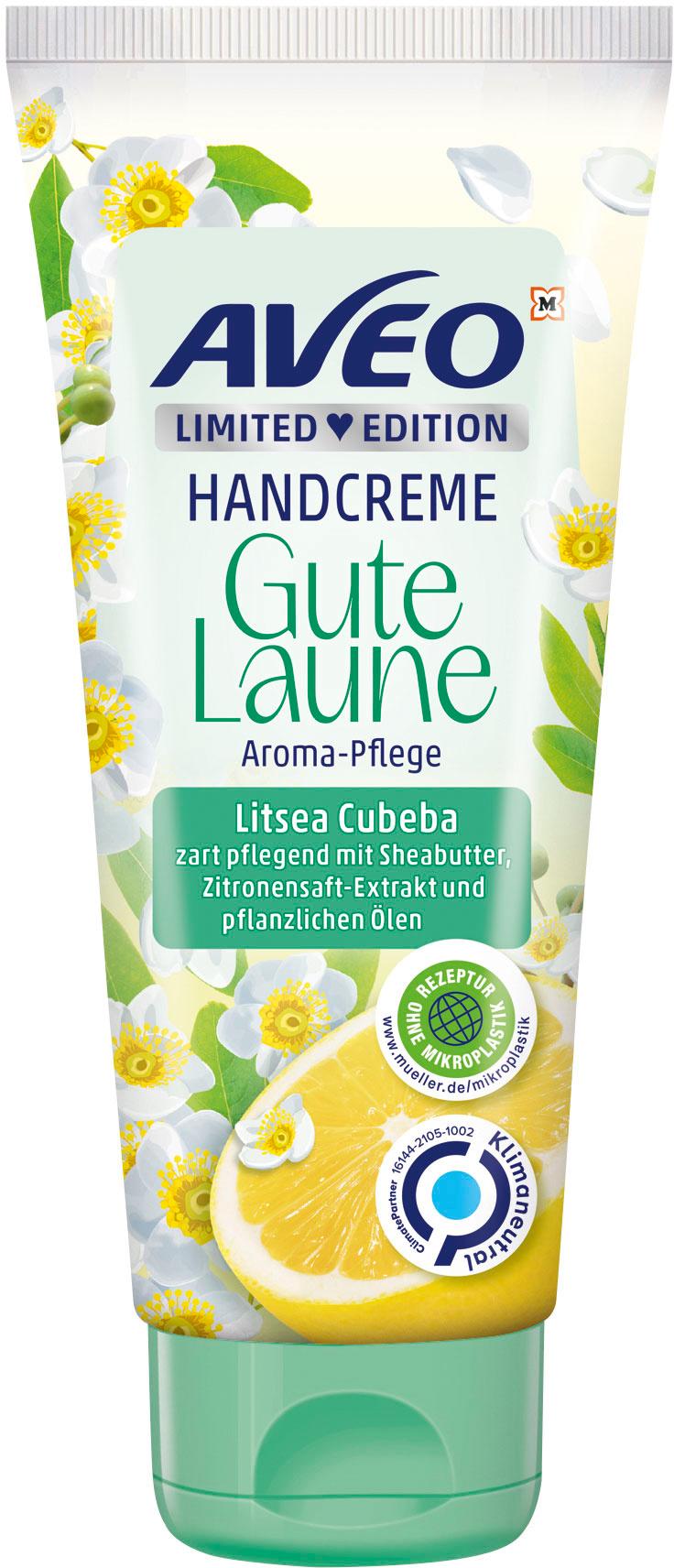 AVEO Handcreme Aroma Pflege Litsea Cubeba Gute Laune