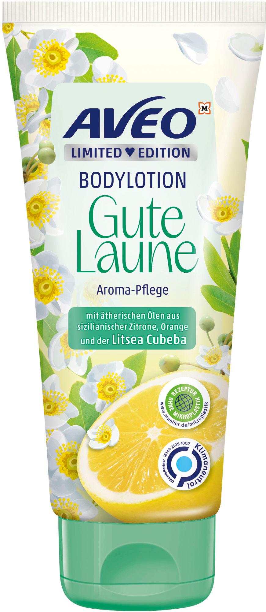 AVEO Bodylotion Aroma Pflege Litsea Cubeba Gute Laune