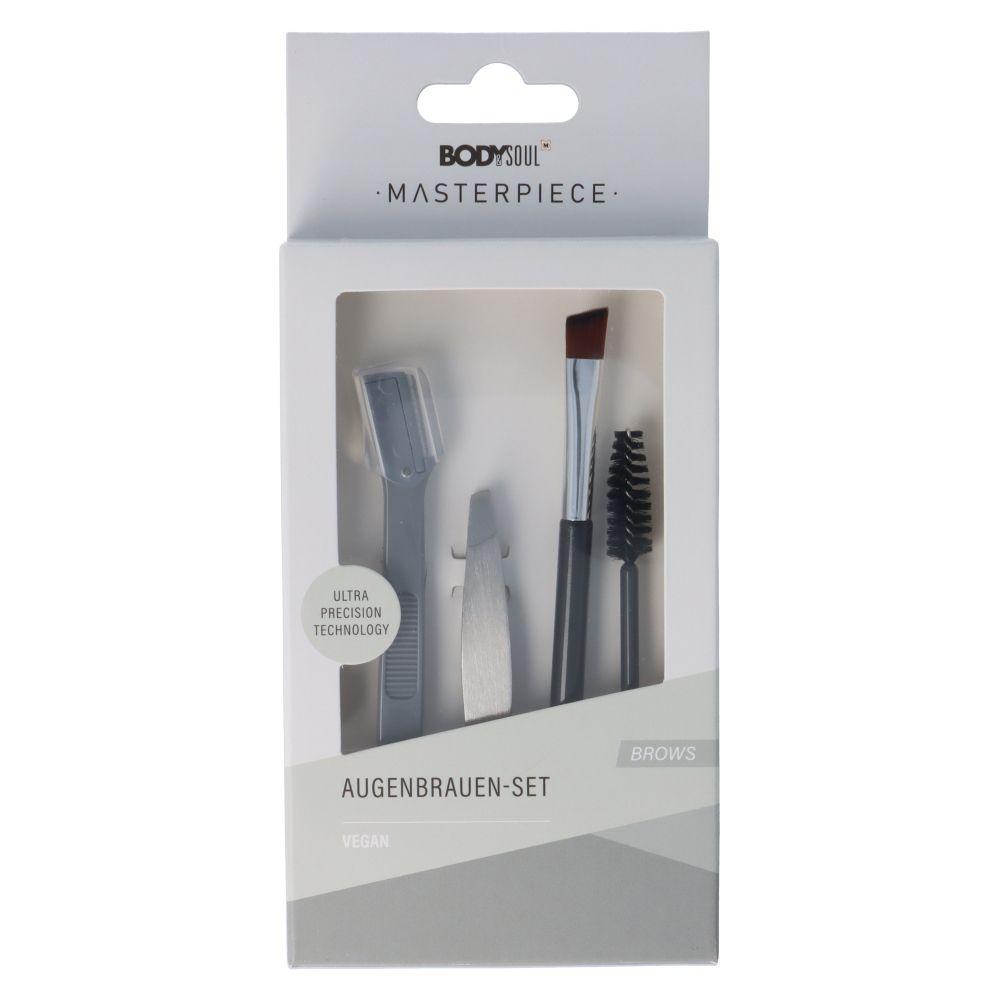 BODY&SOUL Masterpiece 4er Set Mini Augenbrauen Pinsel