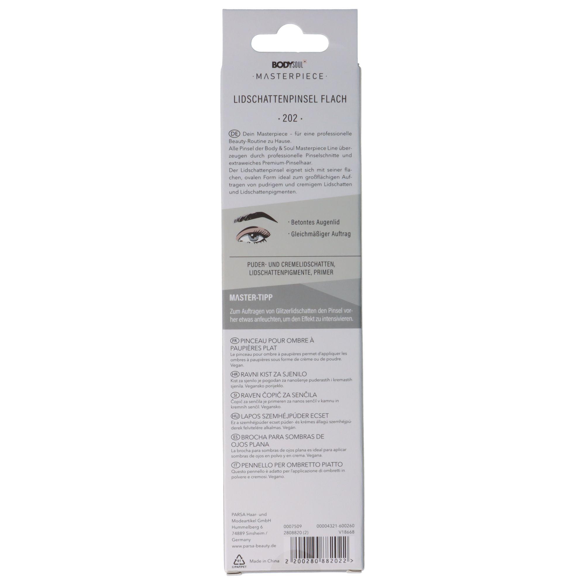 Produktbild BODY&SOUL Masterpiece Lidschattenpinsel flach 3 von 3