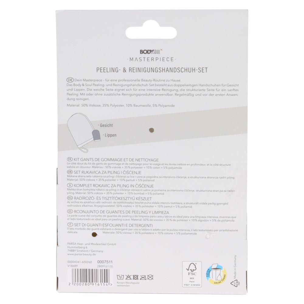 Produktbild BODY&SOUL Masterpiece Peeling&Reinigungshandschuh Set 3 von 3