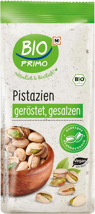 BIO PRIMO Bio Pistazien Geröstet&Gesalzen