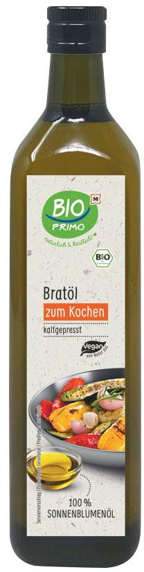 BIO PRIMO Bio Bratöl Zum Kochen&Kaltgepresst