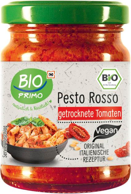BIO PRIMO Bio Pesto Rosso Getrocknete Tomaten
