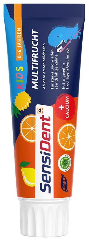 SensiDent Zahncreme Kids Multifrucht Calcium