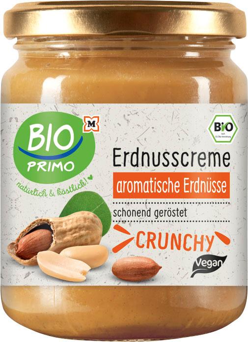 BIO PRIMO Bio Erdnusscreme Crunchy